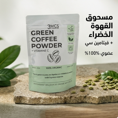 Green coffee powder + Vitamine C