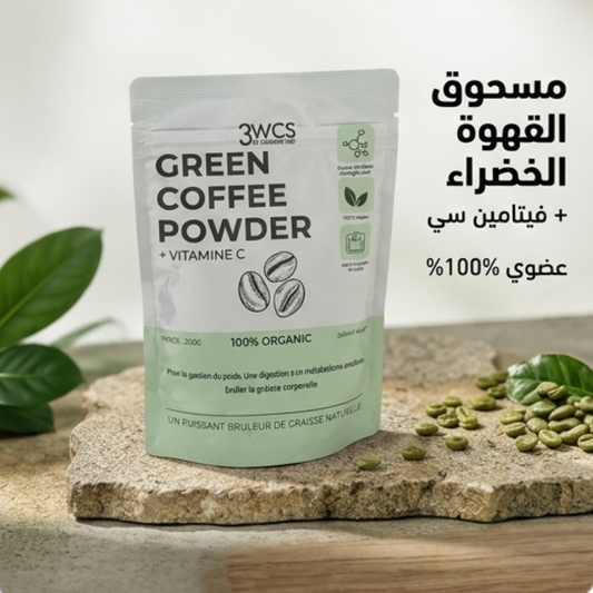 Green coffee powder + Vitamine C