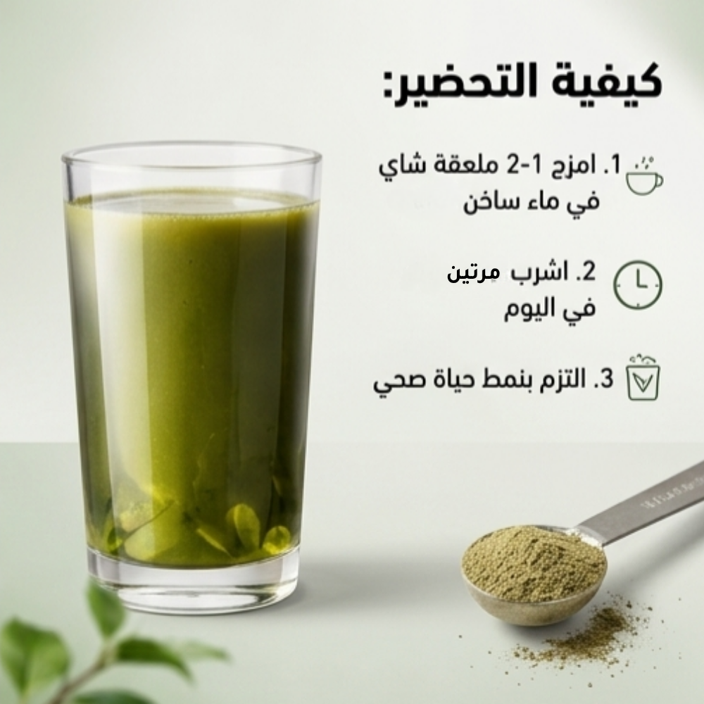 Green coffee powder + Vitamine C